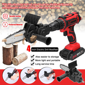 LJ52-Electric Drill Modified Chainsaw