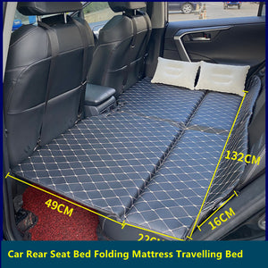 Car Rear Seat Bed Folding Mattress Travelling Bed