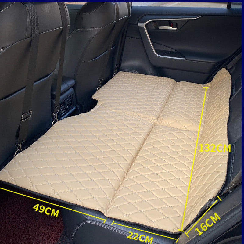 Car Rear Seat Bed Folding Mattress Travelling Bed