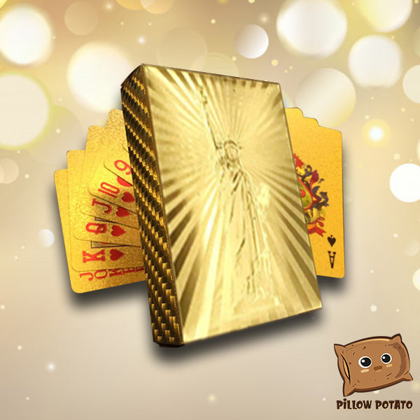 24K Gold Foil Royal Gambit Cards