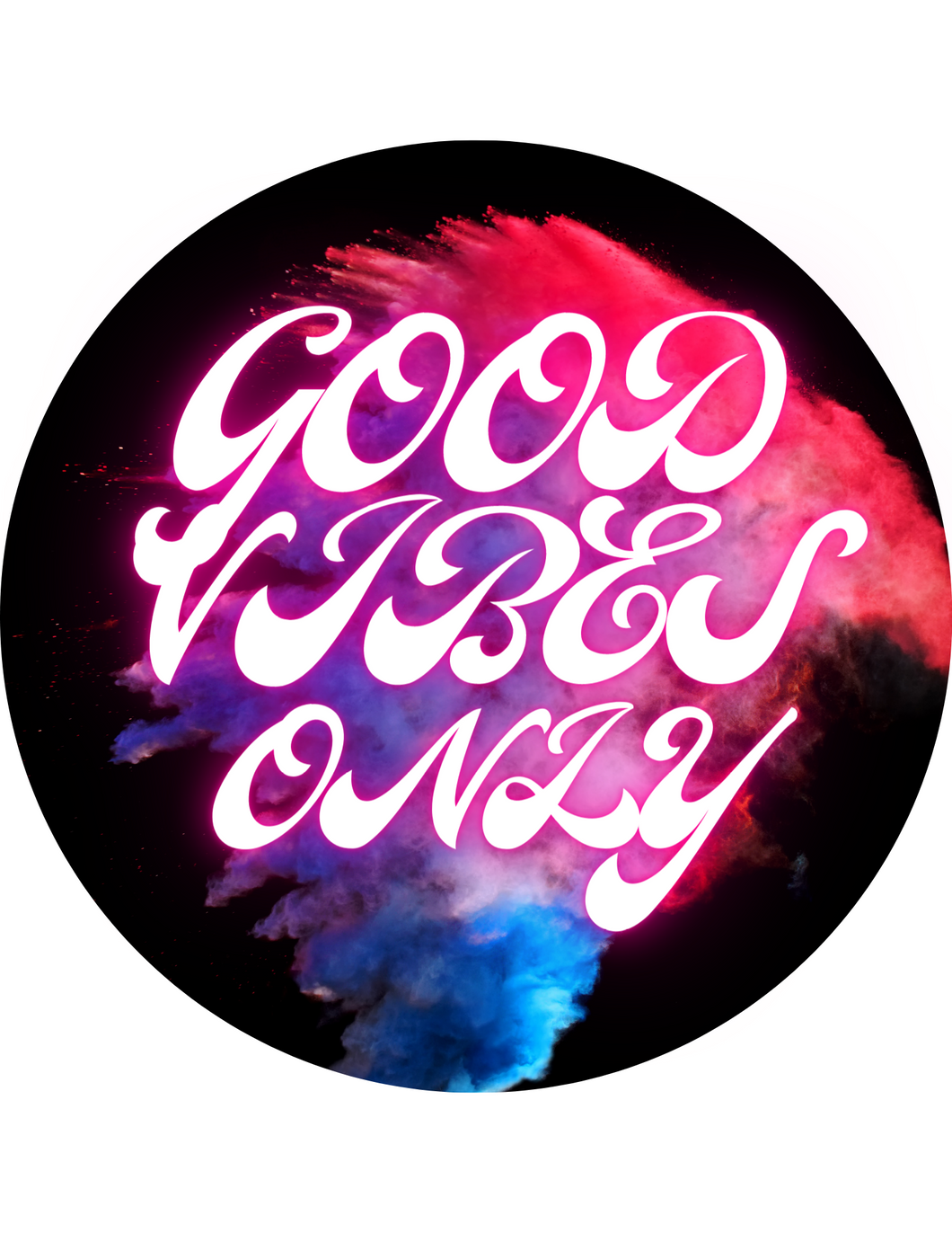 Good Vibes Only sticker