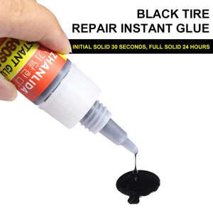 【LV034】New Black Super Glue Car Rubber Repair Tire Glue 480S Car Adhesives Tire Repair Glue Sealer Window Speaker Seal Tire Repair Glue