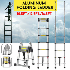 UltiLift™ Folding & Telescopic Extension Herringbone Ladder