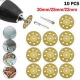 Diamond Cutting Wheel Set - 10PCS for Dremel Drill