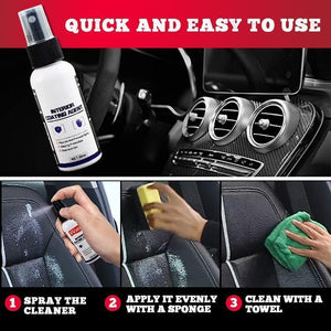 【Super Strong】50ml Car Interior Cleaner for Leather Seat Multipurpose Rinse-Free  Anti-aging Cleaning Home Cleaning Tool Spray