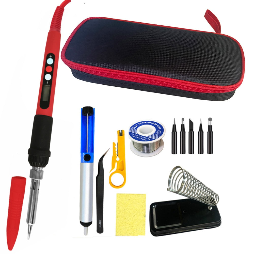 80W Digital Soldering Iron Kit