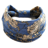 Boho Flower Print Headbands for Women