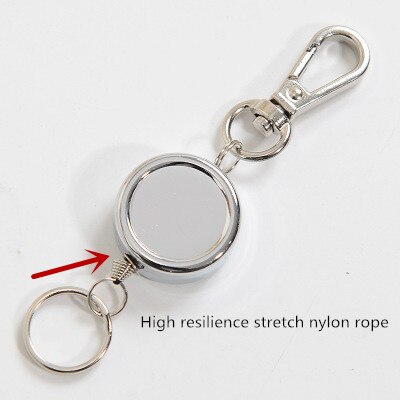 Men's Retractable KeyChain with Belt Clip