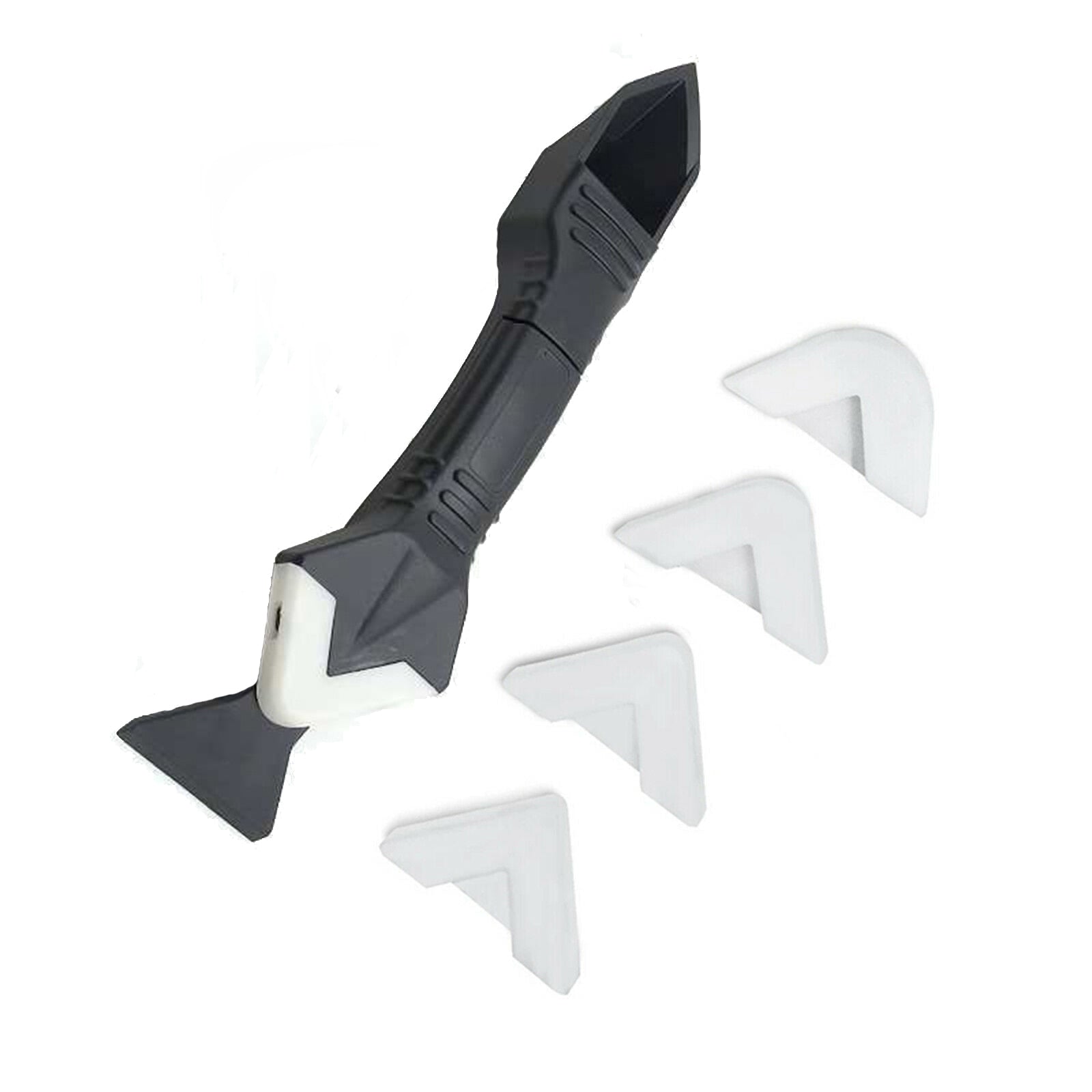 【LV233】5 In1 Glass Glue Angle Scraper Caulking Tool