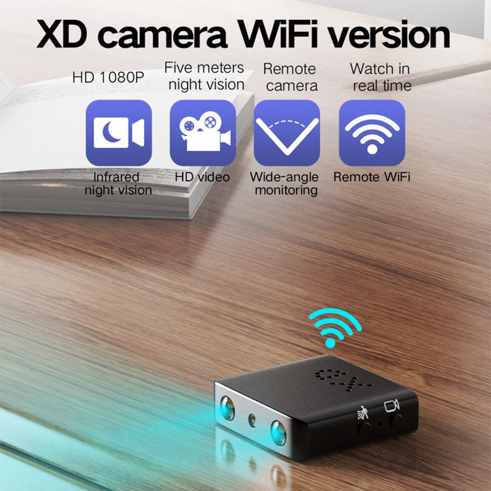 4K Mini WiFi Night Vision Camera