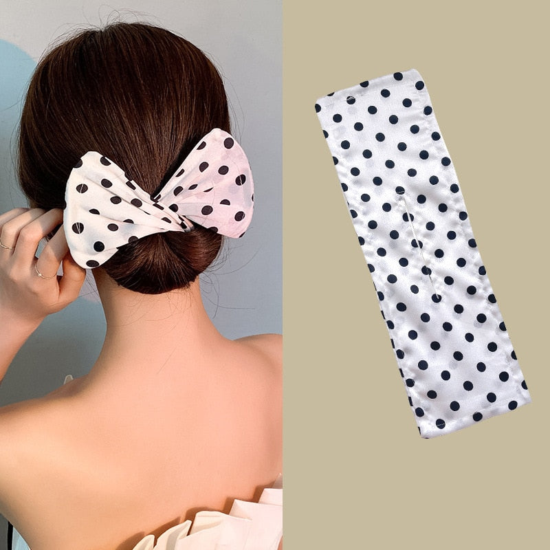 Women Hair Bun Folding Clip