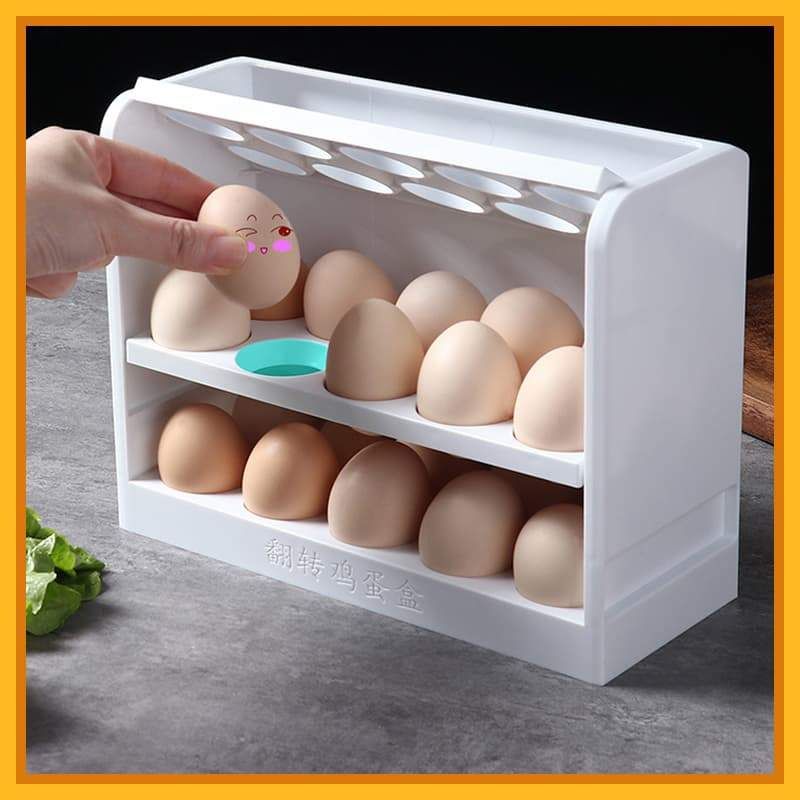 Creative Flip Egg Storage Box