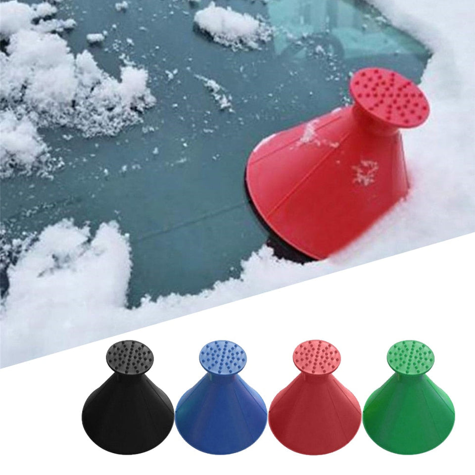 【LV097】Winter Auto Car Magic Window Windshield Car Ice Scraper Shaped Funnel Snow Remover