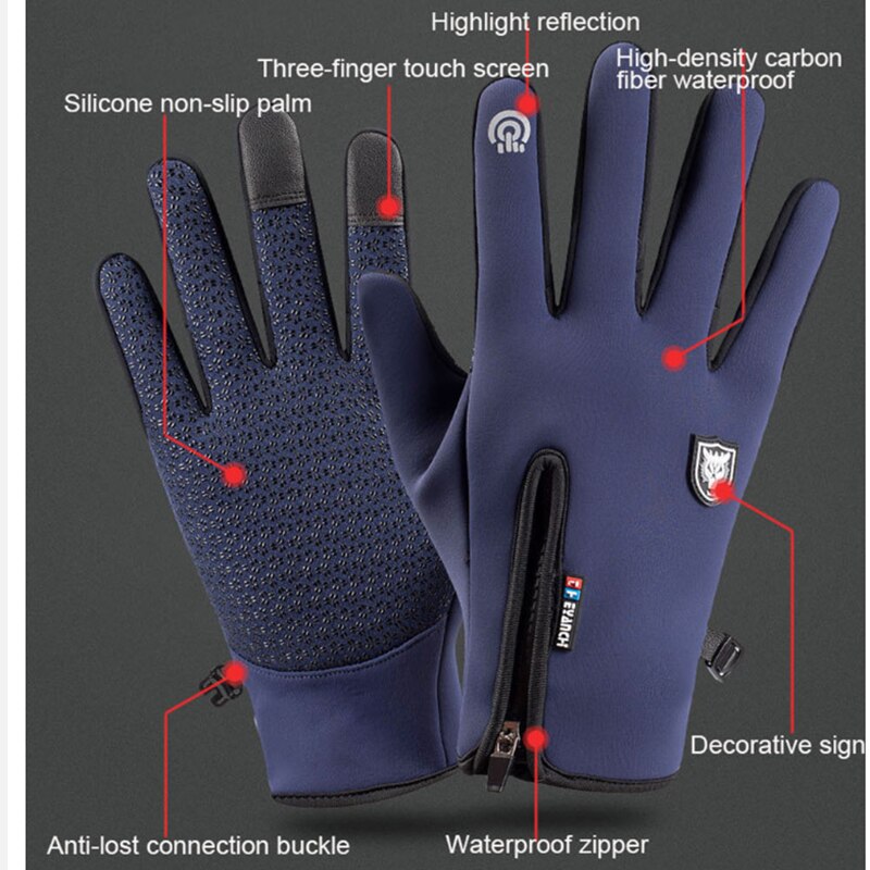 【LM164】Waterproof Windproof Touch Screen Glove