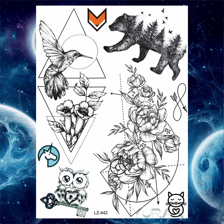 【LM454】Waterproof Tattoos Temporary Stickers