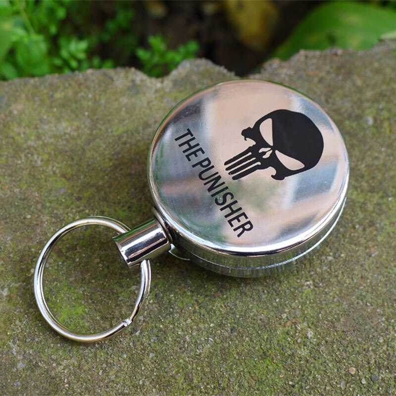 Men's Retractable KeyChain with Belt Clip