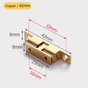 love679--2PCS Pure Copper Cabinet Catches