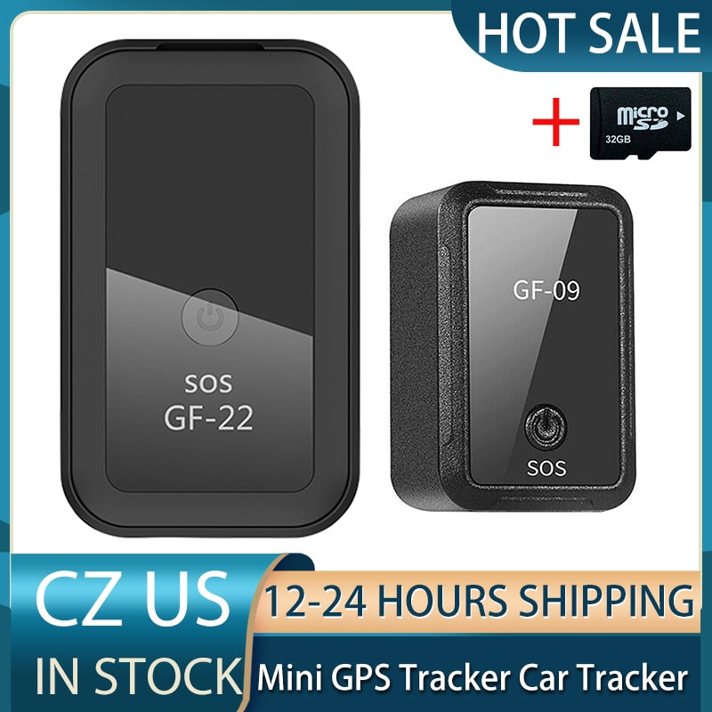 【LEZ102】GF07 GF09 GF22 GPS Real Time Car Tracker Voice Control Anti-Lost Device Locator Anti-lost Device Mini Precise Positioning GPS&TF