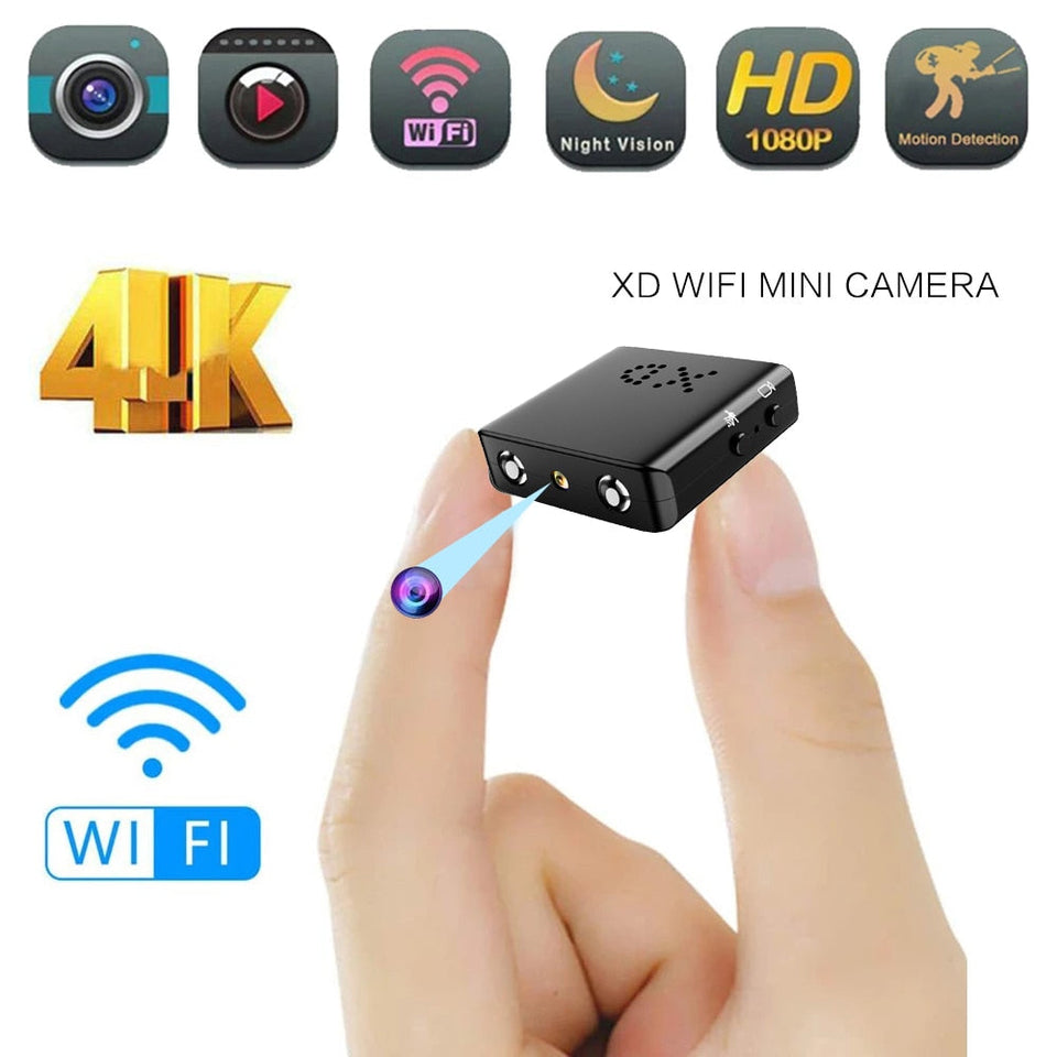 4K Mini WiFi Night Vision Camera