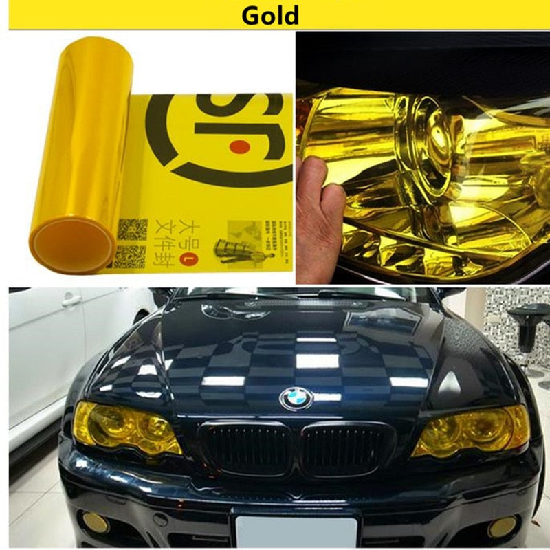 【LV054】Auto Car Light Headlight Taillight Tint Styling Waterproof Protective Vinyl Film Tintting Car Sticker Accessories