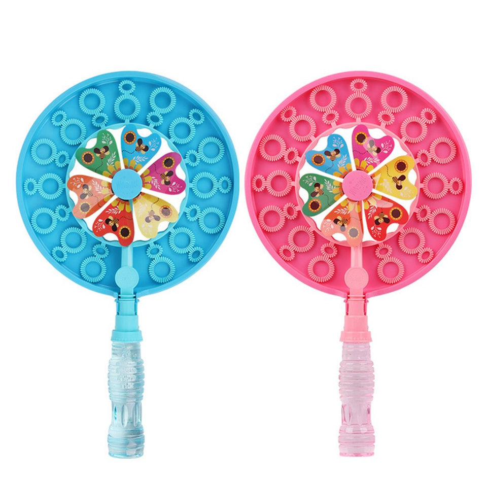 Handheld Windmill Bubble Wand for Kids