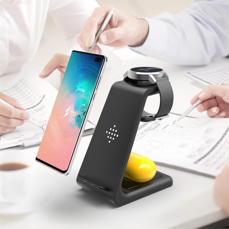 The Rax - 3 in 1 Wireless Charger Stand Holder