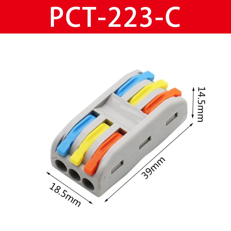 love672 ---1-5Pcs Mini Fast Cable Connector Terminal Block