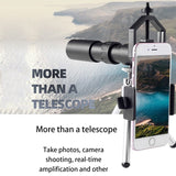 10-300x40 HD Monocular Telescope with Phone Adapter