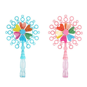 Handheld Windmill Bubble Wand for Kids