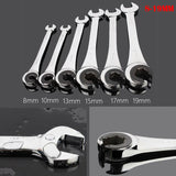 1PC Tubing Ratchet Wrench 8-19MM