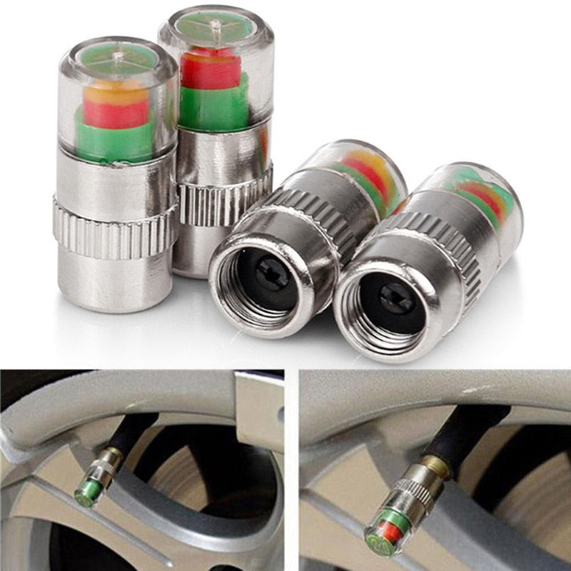 【CA170】4pcs Car Motorcycle Tire Pressure Monitor Cap