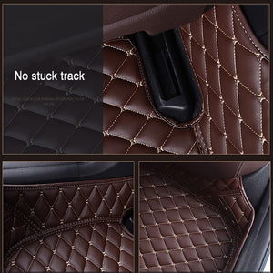 Premium Leather Floor Mats for Mercedes-Benz