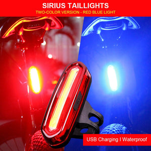 【LV047】Bicycle Rear Light USB Rechargeable Waterproof MTB Bike Taillight Ciclismo Luz Trasera Bicicleta Bicycle Accessories