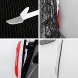 【6Pcs Car Door Edge Protection】6Pcs/set Auto Car Door Edge Protection Guards Molding Protection Strip Scratch Protector Car Door Crash Bar