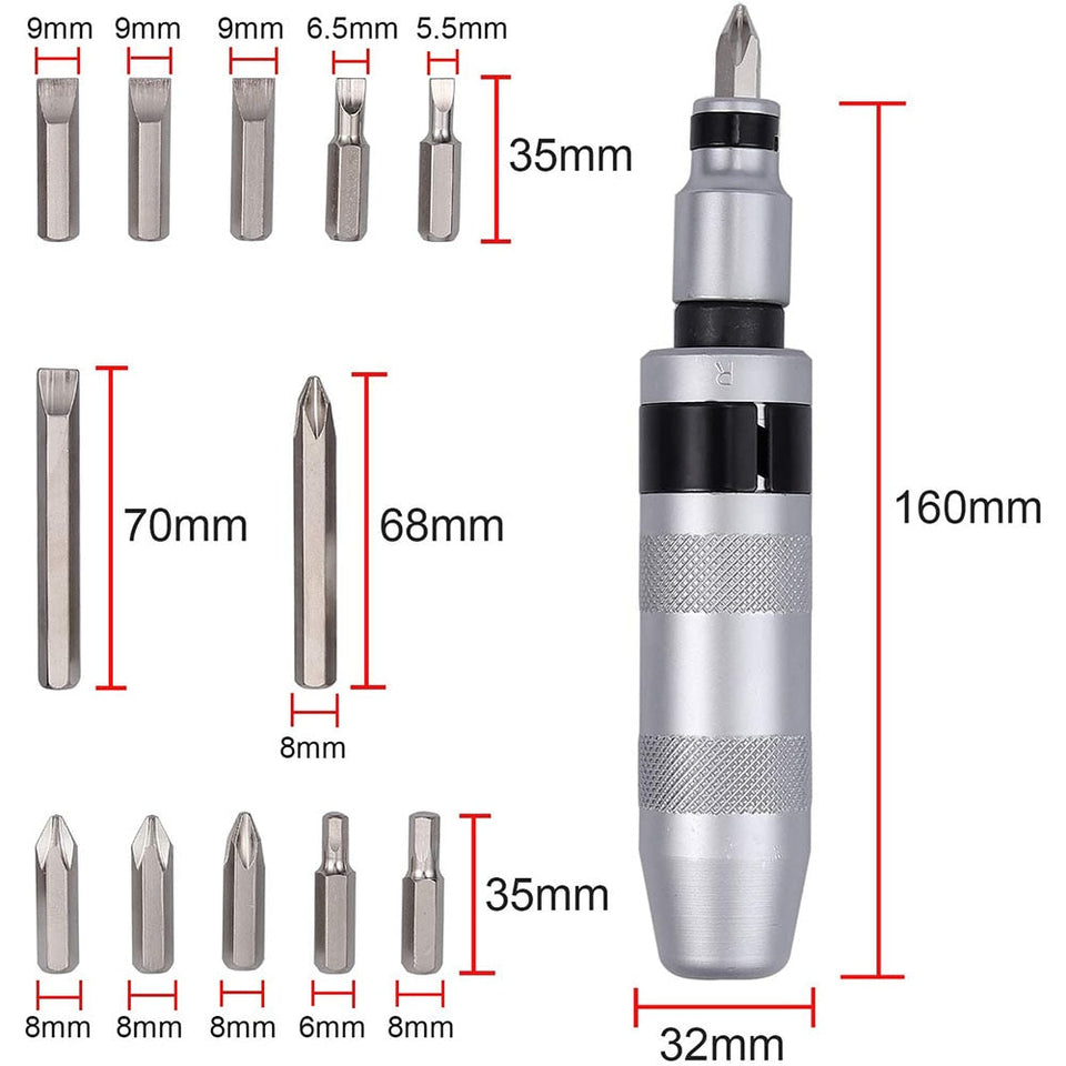 Multifunctional Impact Screwdriver Set Industrial Grade