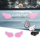 【2/4Pcs Anti-Collision Sticker】Car Personality Silicone Decorative Anti-Collision Sticker For Mercedes Smart 450 451 453 Fortwo Forfour Car Exterior