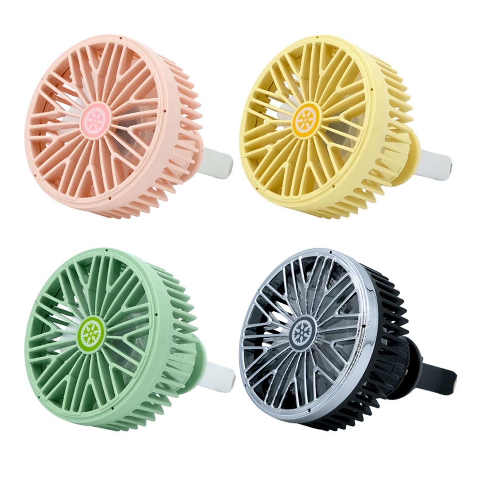 360° Rotating Car Cooling Fan with USB Amplifier