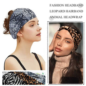 Boho Flower Print Headbands for Women