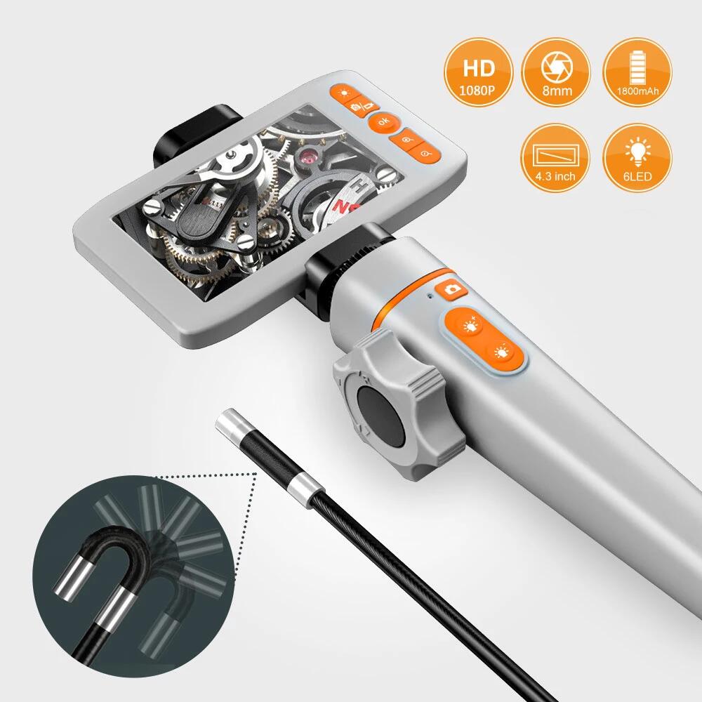 180° Articulating Endoscope Inspection Camera - HD 6mm & 8.5mm