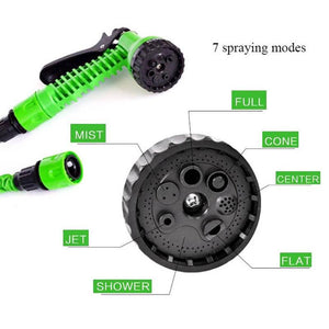 Expandable Garden Water Hose 25-200FT PVC Reel Pipe