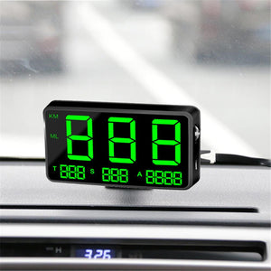 【Overspeed Alarm】Car Hud Display GPS Speedometer C80 Speed Display KM/H MPH For Car Bike Motorcycle GPS Overspeed Alarm Universal Hud Display