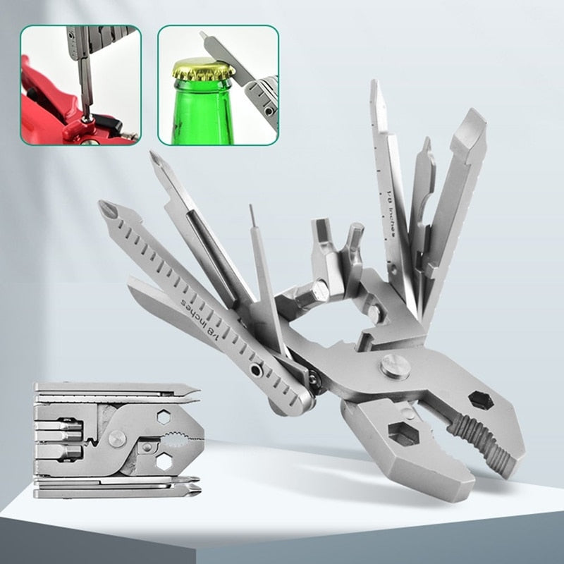 25-in-1 Portable Mini Folding Pocket EDC Multi-Tool