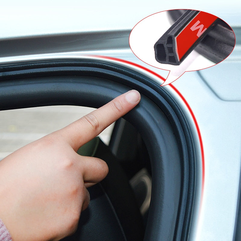 【LV049】Anti-collision Auto Door Seal Sound Insulation Car Door Sealing Strip Rubber Weatherstrip Edge Trim Noise Insulation