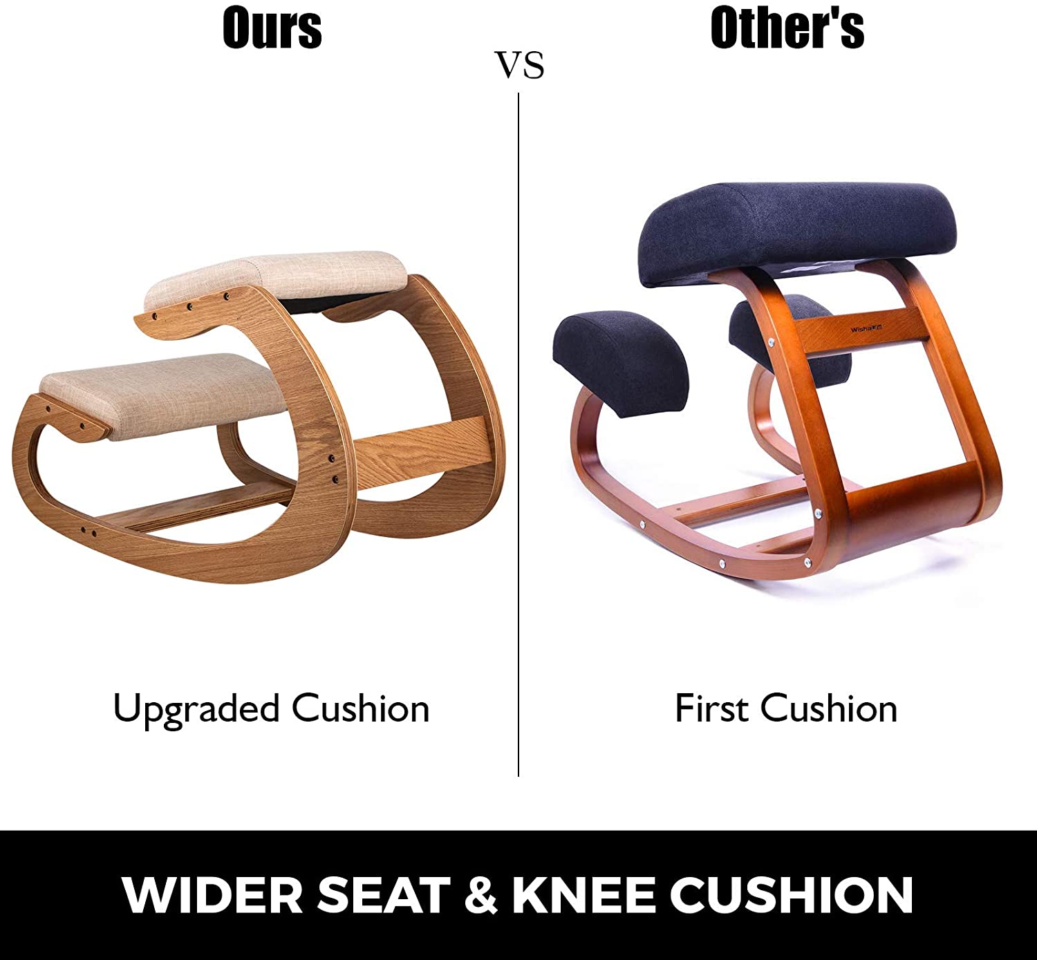 VEVOR Ergonomic Kneeling Chair Stool - Posture Improvement