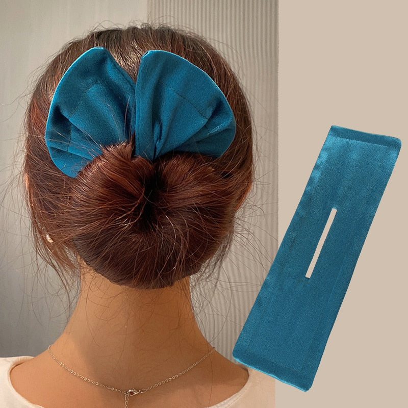 Women Hair Bun Folding Clip