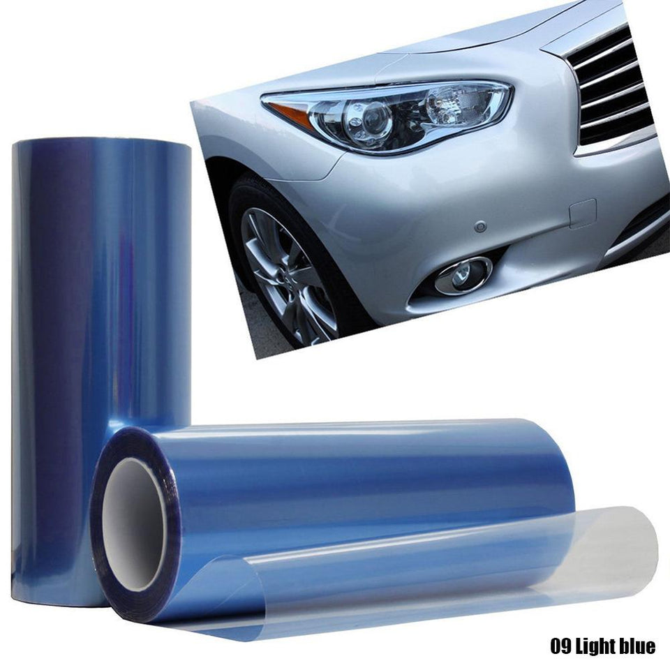 【Car Headlight Sticker】Promotion! 30x60cm Car Tint Fashion Headlight Taillight Fog Light Vinyl Film Sheet Sticker Cover