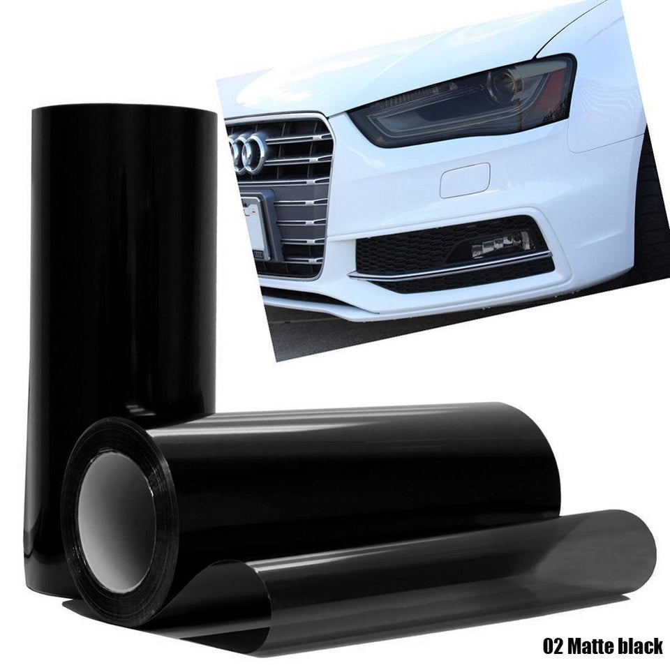 【Car Headlight Sticker】Promotion! 30x60cm Car Tint Fashion Headlight Taillight Fog Light Vinyl Film Sheet Sticker Cover