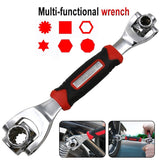 Wrench 48 in 1 Tools Socket Works with Spline Bolts Torx 360 Degree 6-Point Universial Furniture Car Repair 250mm