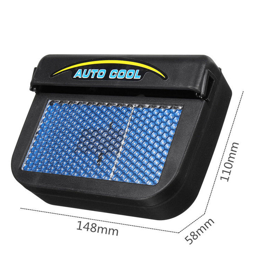 Solar Car Air Vent Cooling Window Fan