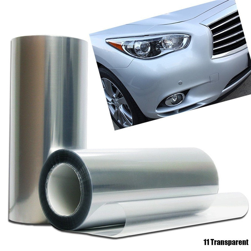 【Car Headlight Sticker】Promotion! 30x60cm Car Tint Fashion Headlight Taillight Fog Light Vinyl Film Sheet Sticker Cover